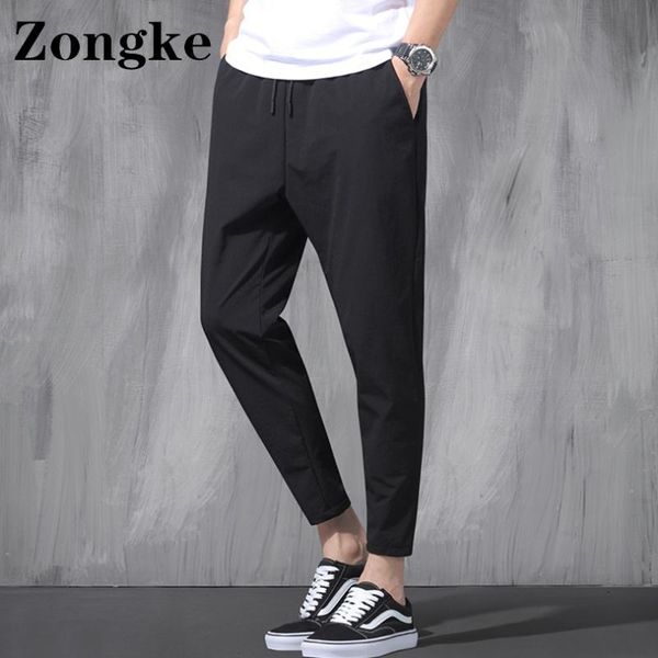 men's pants zongke 2021 solid casual men trousers joggers sweatpants hip hop streetwear male plus size m-4xl, Black
men's pants zongke 2021 solid casual men trousers joggers sweatpants hip hop streetwear male plus size m-4xl, Black