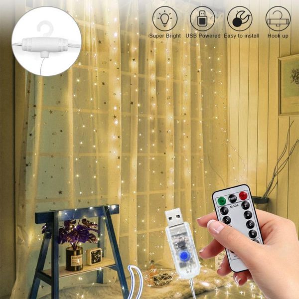 strings 3m led curtain string lights usb power remote control christmas fairy garland waterproof for wedding party decoration
strings 3m led curtain string lights usb power remote control christmas fairy garland waterproof for wedding party decoration