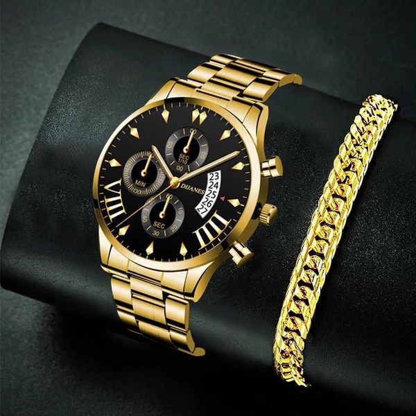 wristwatches luxury watches for men business stainless steel quartz bracelet watch mens fashion sport casual date calendar clock reloj hombr, Slivery;brown
wristwatches luxury watches for men business stainless steel quartz bracelet watch mens fashion sport casual date calendar clock reloj hombr, Slivery;brown