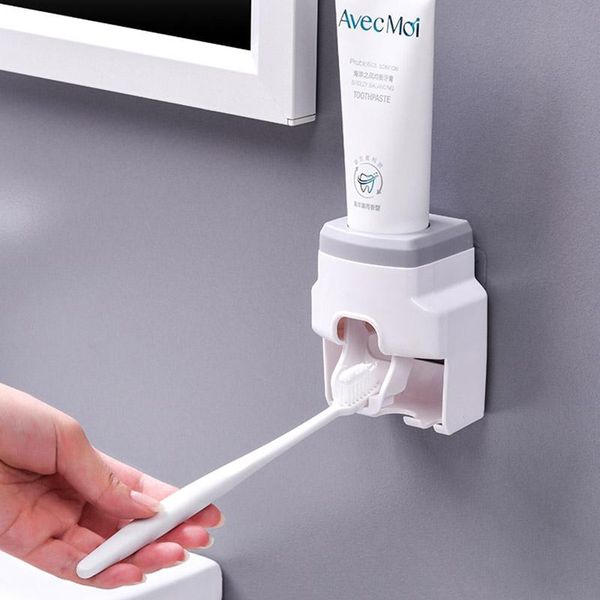 toothbrush holders nordic plain toothpaste holder punch-wall hanging automatic dispenser rack customizable printed logo
toothbrush holders nordic plain toothpaste holder punch-wall hanging automatic dispenser rack customizable printed logo