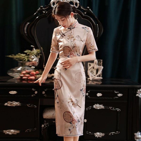 ethnic clothing traditional women qipao vestidos print flower dancing gown vintage slim evening party dress chinese style cheongsam xxl, Red
ethnic clothing traditional women qipao vestidos print flower dancing gown vintage slim evening party dress chinese style cheongsam xxl, Red
