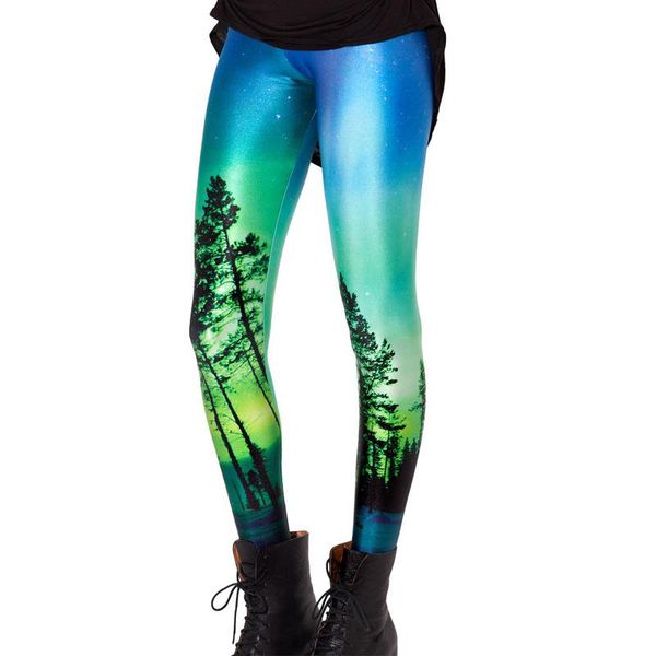 women's leggings fluo galaxy star 3d trees print lady women high elastic female bottom pants cute sweet girl rock fitness clothes, Black
women's leggings fluo galaxy star 3d trees print lady women high elastic female bottom pants cute sweet girl rock fitness clothes, Black