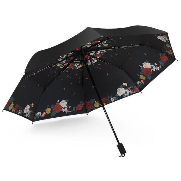 umbrellas women sunny and rainy umbrella double-layer three-folding black coating sunscreen uv parasol windproof strong rain
umbrellas women sunny and rainy umbrella double-layer three-folding black coating sunscreen uv parasol windproof strong rain