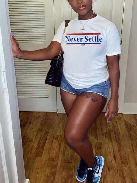 women's t-shirt chocomist leisure o neck letter print white zn38680
women's t-shirt chocomist leisure o neck letter print white zn38680