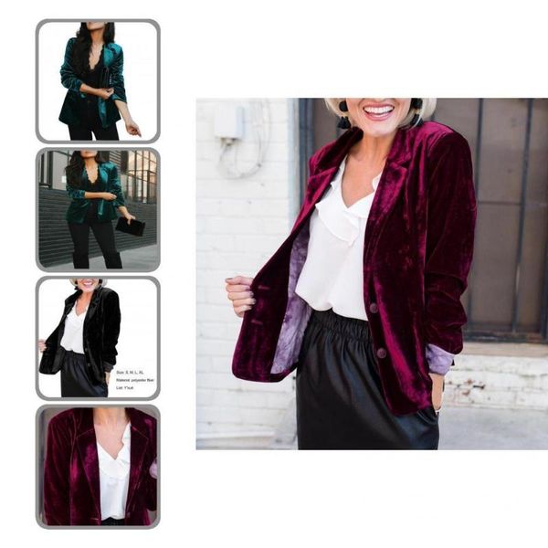 women's suits & blazers stylish blazer single breasted soft female pure color all match, White;black
women's suits & blazers stylish blazer single breasted soft female pure color all match, White;black
