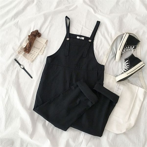 jumpsuits women spring strap button ankle-length solid harajuku bf loose kawaii wide-leg students womens all-match trendy chic, Black;white
jumpsuits women spring strap button ankle-length solid harajuku bf loose kawaii wide-leg students womens all-match trendy chic, Black;white