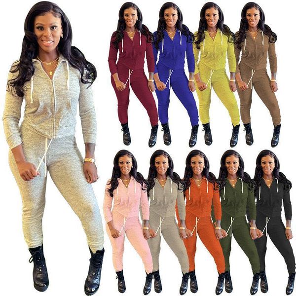 women's tracksuits 2021 autumn winter fitness sporty women 2 piece set outfits hooded jacket and pants basic active solid tracksuit swe, Gray
women's tracksuits 2021 autumn winter fitness sporty women 2 piece set outfits hooded jacket and pants basic active solid tracksuit swe, Gray