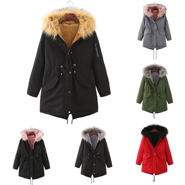 women's down & parkas fashion hooded real fur collar jacket men and women the same thick winter outdoor snow coat couple tooling oversi, Black
women's down & parkas fashion hooded real fur collar jacket men and women the same thick winter outdoor snow coat couple tooling oversi, Black