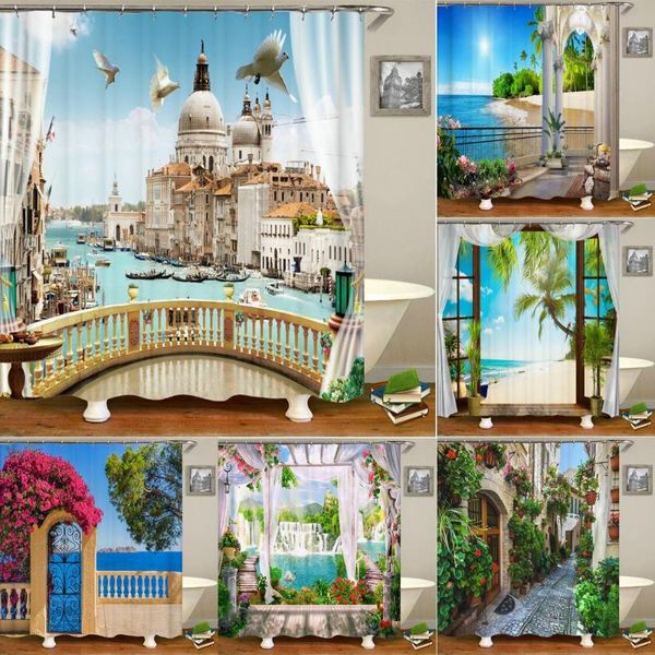 shower curtains european landscape curtain waterproof bathroom polyester fabric bath 3d printed with hooks screen
shower curtains european landscape curtain waterproof bathroom polyester fabric bath 3d printed with hooks screen
