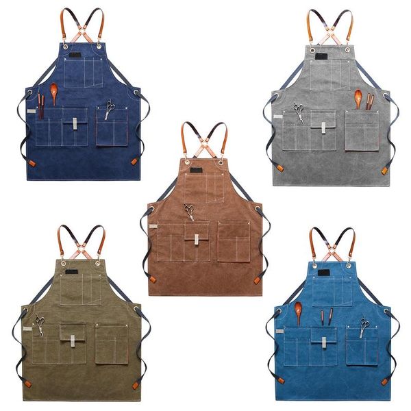 aprons woodworking shop for men women canvas work apron with pockets adjustable cross back straps kitchen cooking baking
aprons woodworking shop for men women canvas work apron with pockets adjustable cross back straps kitchen cooking baking