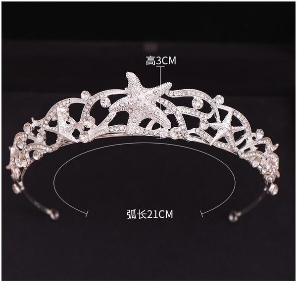trendy starfish crown headband wedding bride hair accessories bride tiara silver color head piece princess wedding hair qylhde
trendy starfish crown headband wedding bride hair accessories bride tiara silver color head piece princess wedding hair qylhde