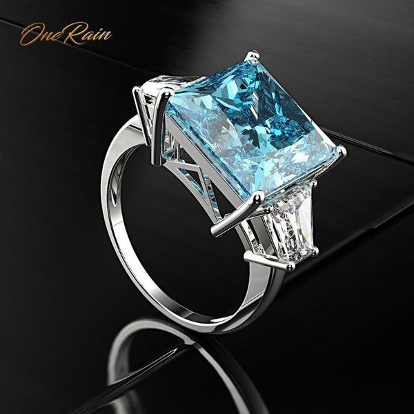 cluster rings onerain luxury 100% 925 sterling silver square aquamarine gemstone engagement wedding couple jewelry wholesale size 5-12, Golden;silver
cluster rings onerain luxury 100% 925 sterling silver square aquamarine gemstone engagement wedding couple jewelry wholesale size 5-12, Golden;silver