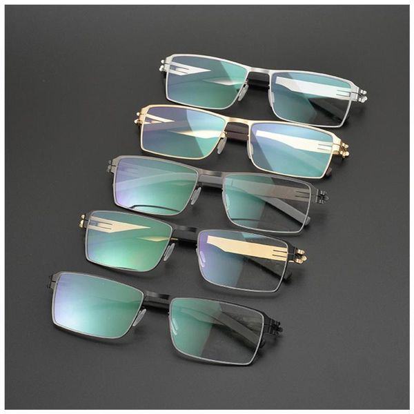 fashion sunglasses frames germany brand designer berlin no screw eyeglasses men women lightweight square big face business optical glasses f, Black
fashion sunglasses frames germany brand designer berlin no screw eyeglasses men women lightweight square big face business optical glasses f, Black