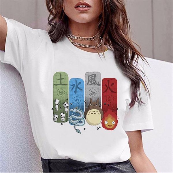 japanese cartoon anime print funny women t shirts camiseta mujer kawaii totoro spirit away female miyazaki hayao, White
japanese cartoon anime print funny women t shirts camiseta mujer kawaii totoro spirit away female miyazaki hayao, White
