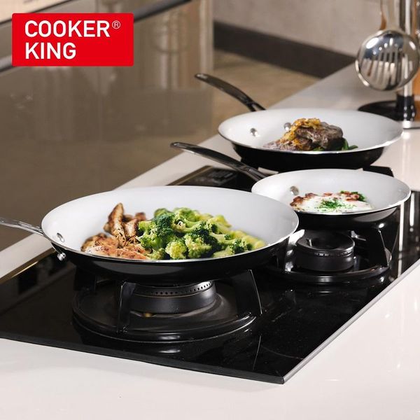 cooker king ceramic nonstick 3-pieces frying pan set skillet pan saucepan with stainless steel handle oven safe 20/26/30cm
cooker king ceramic nonstick 3-pieces frying pan set skillet pan saucepan with stainless steel handle oven safe 20/26/30cm