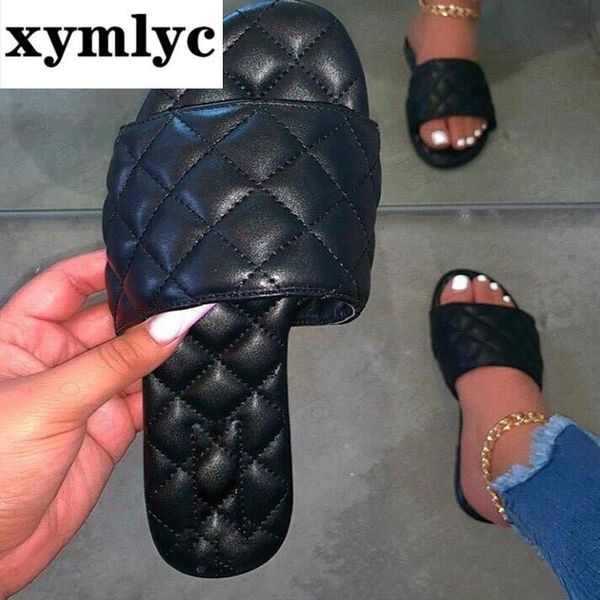 slippers 2021 brand lattice leather women sandal open toe flat casual slides summer outdoor beach female flip flops, Black
slippers 2021 brand lattice leather women sandal open toe flat casual slides summer outdoor beach female flip flops, Black
