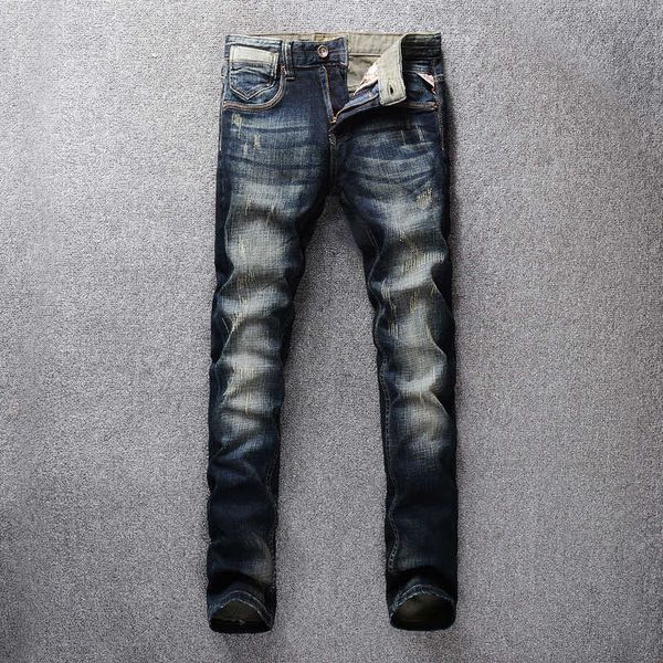 men's jeans italian fashion retro black green slim fit ripped men denim pants streetwear vintage designer 0fni 8b7t, Blue
men's jeans italian fashion retro black green slim fit ripped men denim pants streetwear vintage designer 0fni 8b7t, Blue