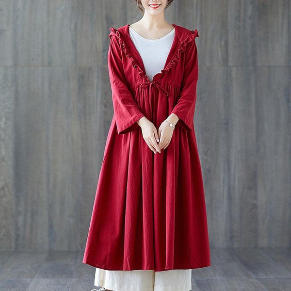 women's trench coats korean fashion solid color pockets hooded women lace up coat 2021 autumn loose comfortable all-match female, Tan;black
women's trench coats korean fashion solid color pockets hooded women lace up coat 2021 autumn loose comfortable all-match female, Tan;black