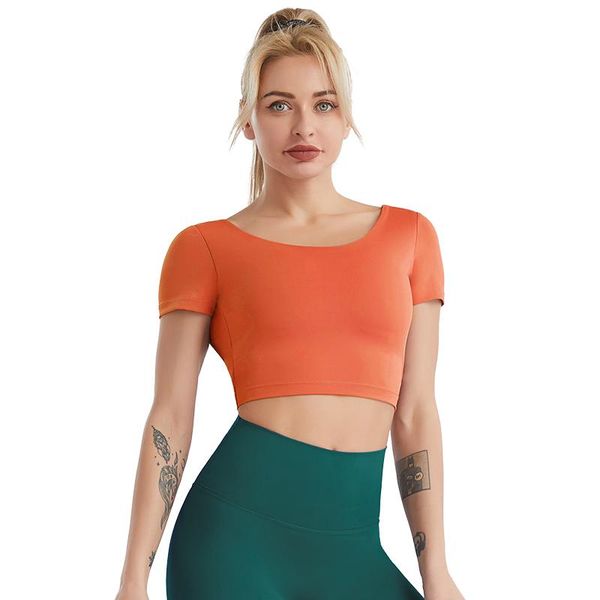 yoga outfit summer women's wear bare feeling exposed navel fitness shirt quick-drying tight-fitting short-sleeved sports t-shirt
yoga outfit summer women's wear bare feeling exposed navel fitness shirt quick-drying tight-fitting short-sleeved sports t-shirt