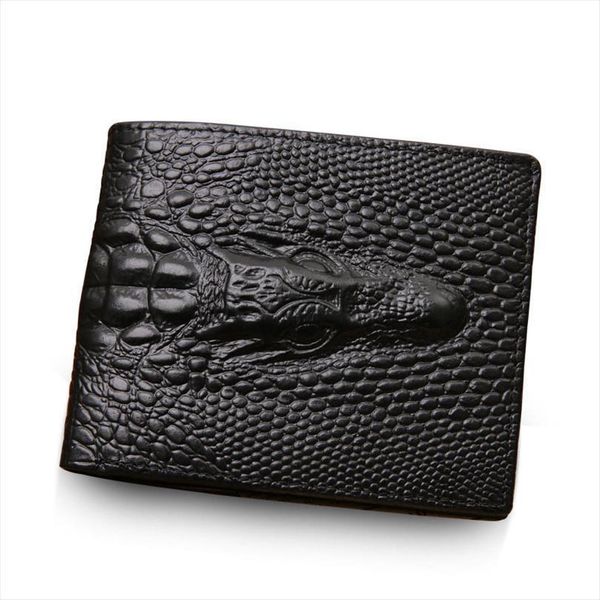 men wallet genuine leather pockets portfolio vintage crocodile head purses credit card holders dollar clutch purse, Red;black
men wallet genuine leather pockets portfolio vintage crocodile head purses credit card holders dollar clutch purse, Red;black