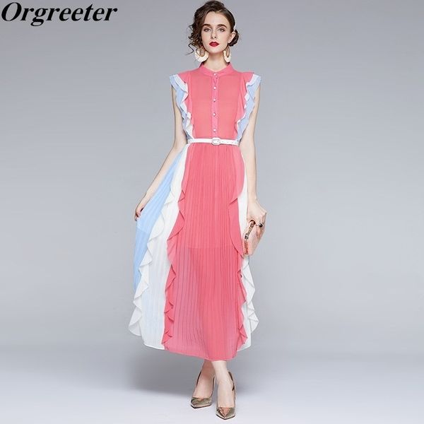 summer sleeveless pleated ruffles patchwork casual holiday rainbow chiffon dress for women pluss size s-xxl 210525, Black;gray
summer sleeveless pleated ruffles patchwork casual holiday rainbow chiffon dress for women pluss size s-xxl 210525, Black;gray