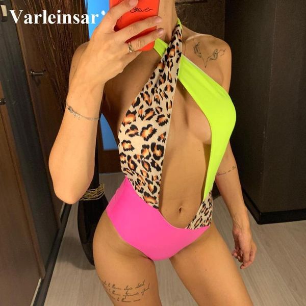2021 women swimwear halter splicing one piece swimsuit female backless bather high waist bathing suit swim wear lady v1504, White;black
2021 women swimwear halter splicing one piece swimsuit female backless bather high waist bathing suit swim wear lady v1504, White;black