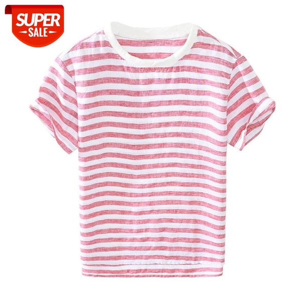 Men Tshirt Striped Short Sleeve Tee 100%Pure Linen O-Neck Tops Summer Casual Trend T-Shirts Male Fashion Clothing #rS3C, White;black
Men Tshirt Striped Short Sleeve Tee 100%Pure Linen O-Neck Tops Summer Casual Trend T-Shirts Male Fashion Clothing #rS3C, White;black