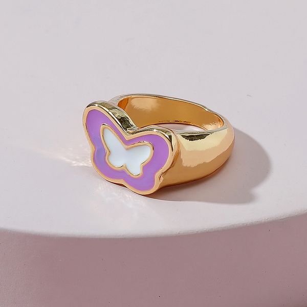 korea fashion double layer dripping oil butterfly rings for woman fashion geometric insect gold color chunky rings jewelry gifts, Silver
korea fashion double layer dripping oil butterfly rings for woman fashion geometric insect gold color chunky rings jewelry gifts, Silver