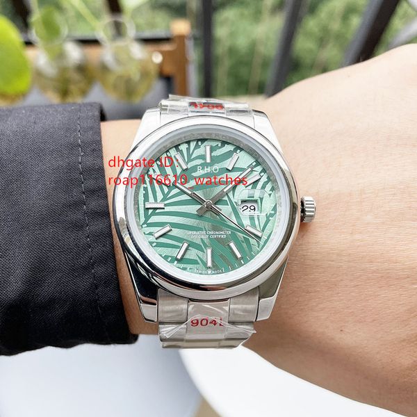 new green leaves women wristwatches 36mm automatic mechanical movement male wrist watch 40mm couple watches, Slivery;brown
new green leaves women wristwatches 36mm automatic mechanical movement male wrist watch 40mm couple watches, Slivery;brown