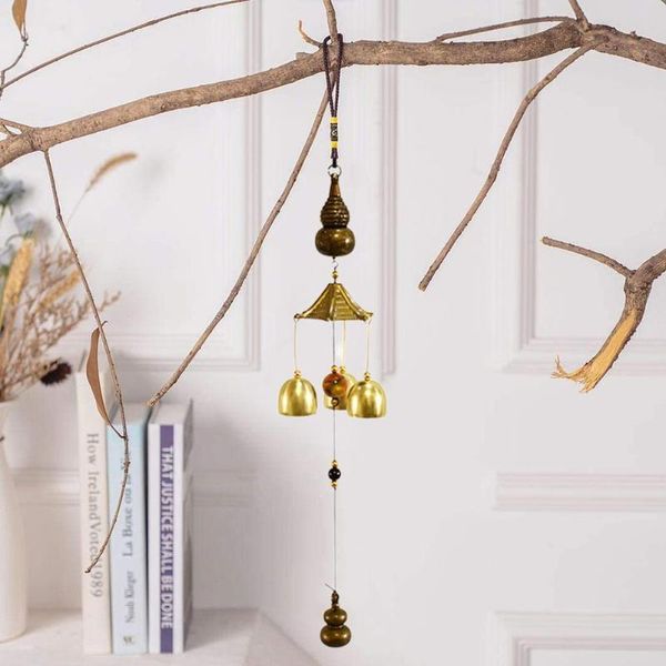 decorative objects & figurines 1pcs gardening ornaments pure copper alloy wind chimes bedroom antique bell decorations garden home pendant d
decorative objects & figurines 1pcs gardening ornaments pure copper alloy wind chimes bedroom antique bell decorations garden home pendant d