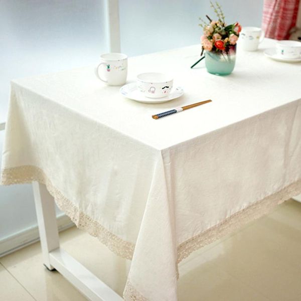 table cloth modern cotton linen rectangular tablecloth with lace edge dust proof dining cover banquet home textile solid
table cloth modern cotton linen rectangular tablecloth with lace edge dust proof dining cover banquet home textile solid