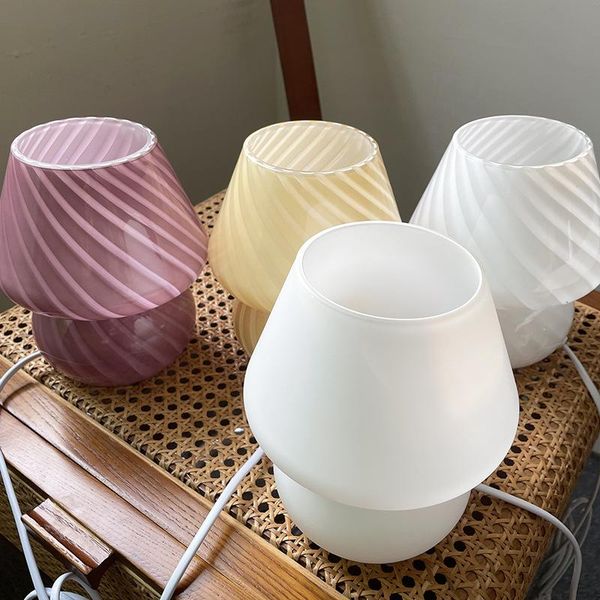 table lamps korean ins style striped glass translucent lamp, 7.48 inch small cute suitable for study, bedside living room.
table lamps korean ins style striped glass translucent lamp, 7.48 inch small cute suitable for study, bedside living room.