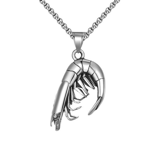 pendant necklaces 2022 vintage necklace men's fashion lobster personality stainless steel animal, Silver
pendant necklaces 2022 vintage necklace men's fashion lobster personality stainless steel animal, Silver