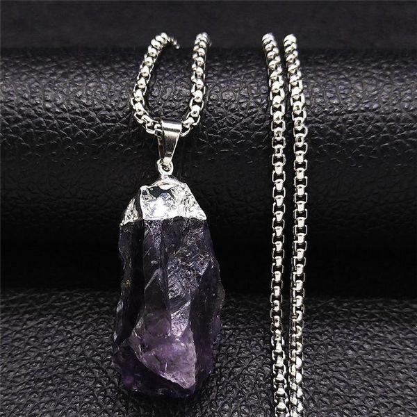 pendant necklaces purple crystal stainless steel chain silver color pendants women/men jewelry collares de cristal ny29s04
pendant necklaces purple crystal stainless steel chain silver color pendants women/men jewelry collares de cristal ny29s04