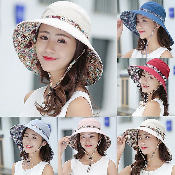 wide brim hats female flower print double-sided cotton linen sun hat women big anti-uv foldable beach lady's bucket, Blue;gray
wide brim hats female flower print double-sided cotton linen sun hat women big anti-uv foldable beach lady's bucket, Blue;gray