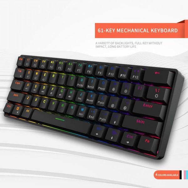 keyboards dual mode wireless mechanical keyboard 61 keys teclado gamer rgb backlit support pc lapdesktablet mobile phone
keyboards dual mode wireless mechanical keyboard 61 keys teclado gamer rgb backlit support pc lapdesktablet mobile phone