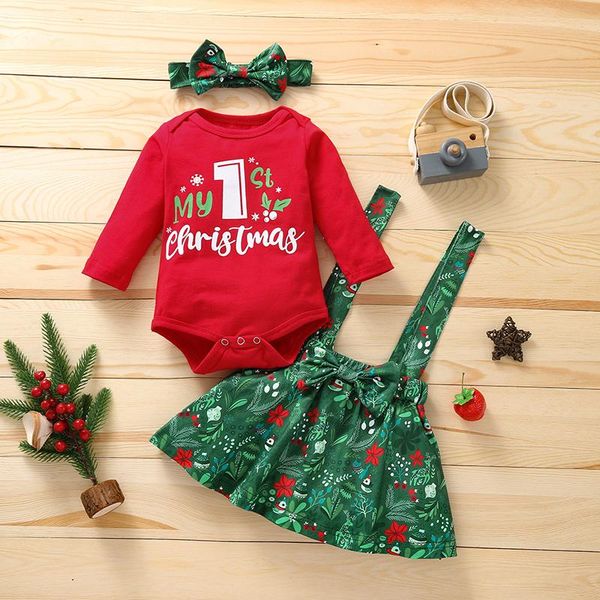 clothing sets christmas baby girl three piece suit set fashion letter long sleeve bodysuit suspender skirt headband born 0-12m, White
clothing sets christmas baby girl three piece suit set fashion letter long sleeve bodysuit suspender skirt headband born 0-12m, White