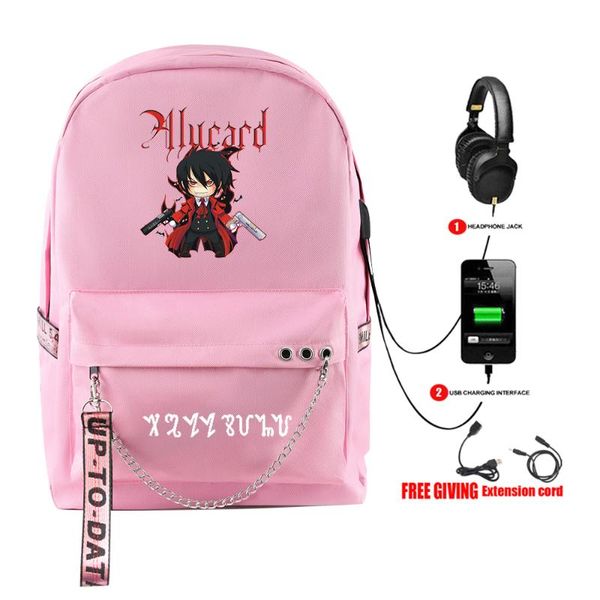 backpack k- harajuku print hellsing bag usb rechargeable schoolbag women's travel creative boys girls lapbackpacks
backpack k- harajuku print hellsing bag usb rechargeable schoolbag women's travel creative boys girls lapbackpacks