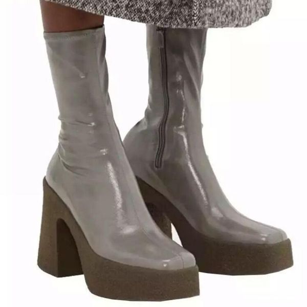 boots 9.5cm heels womens platform woman leather ankle boot women high heel shoes ladies faux fur shoe winter snow, Black
boots 9.5cm heels womens platform woman leather ankle boot women high heel shoes ladies faux fur shoe winter snow, Black