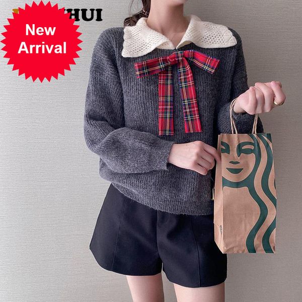 ebaihui autumn winter sweaters new solid color kawaii preppy style shirt casual bow neck sweater women pullovers, White;black
ebaihui autumn winter sweaters new solid color kawaii preppy style shirt casual bow neck sweater women pullovers, White;black
