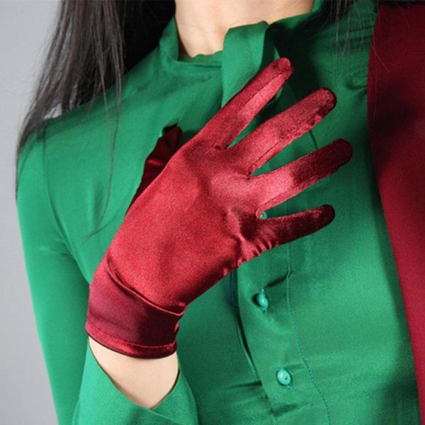 five fingers gloves women 22cm elastic mercerized silk satin short dance party etiquette mitten winter thin solid color wrist warm driving g, Blue;gray
five fingers gloves women 22cm elastic mercerized silk satin short dance party etiquette mitten winter thin solid color wrist warm driving g, Blue;gray