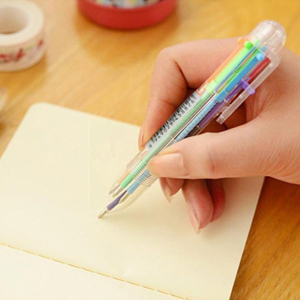 ballpoint pens 6 in 1 multicolor pen novelty oil student supplies school six color stationery press office s2p7, Blue;orange
ballpoint pens 6 in 1 multicolor pen novelty oil student supplies school six color stationery press office s2p7, Blue;orange