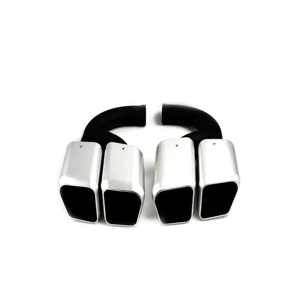 motorcycle exhaust system 1 pair black+silver stainless steel muffler tip for 2011-2014 car accessories pipe end tailpipe
motorcycle exhaust system 1 pair black+silver stainless steel muffler tip for 2011-2014 car accessories pipe end tailpipe