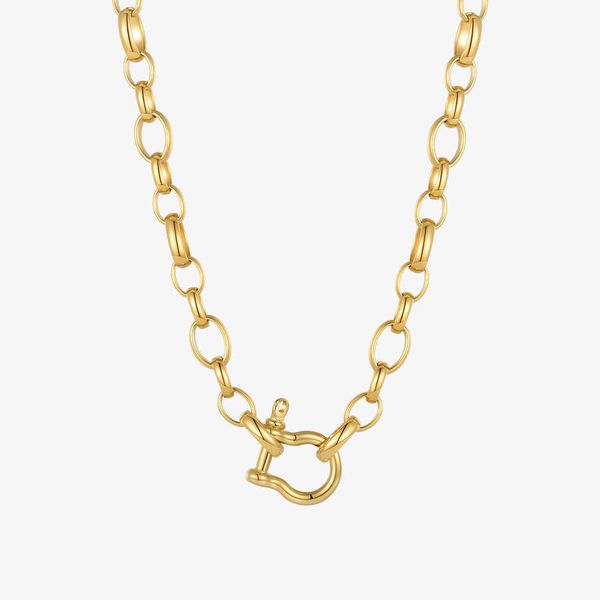 enfashion punk lock necklace for women stainlsteel hook choker necklaces gold color fashion jewelry collier femme p213233 x0707, Silver
enfashion punk lock necklace for women stainlsteel hook choker necklaces gold color fashion jewelry collier femme p213233 x0707, Silver
