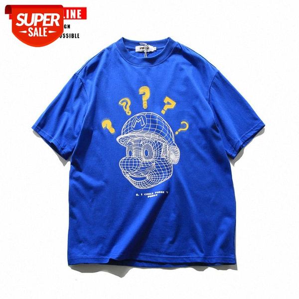 streetwear men american retro short-sleeved t-shirt ins national trendy men's half-sleeved loose oversize tide brand tee #4t84, White;black
streetwear men american retro short-sleeved t-shirt ins national trendy men's half-sleeved loose oversize tide brand tee #4t84, White;black