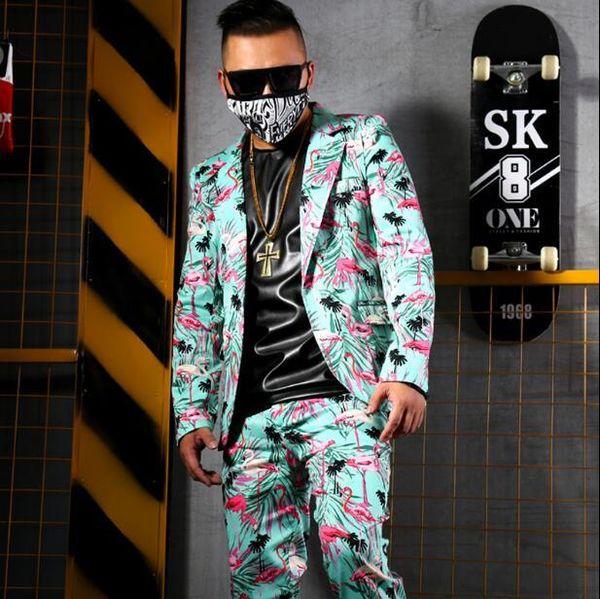men's suits & blazers the nightclub take gogo bar singer dsdjmc stage costumes fashion printed suit, leisure suit, White;black
men's suits & blazers the nightclub take gogo bar singer dsdjmc stage costumes fashion printed suit, leisure suit, White;black