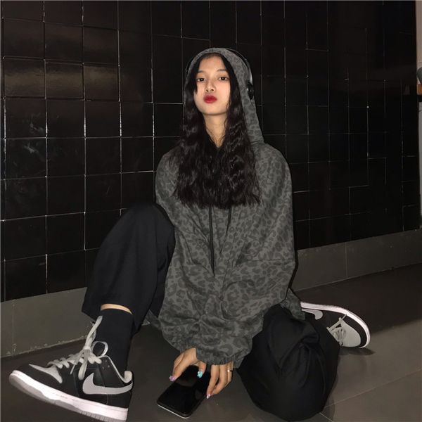 2021 new autumn harajuku style leopard print bat sleeve plus fleece hooded pullover sweatshirt for men and women 3pl9, Black
2021 new autumn harajuku style leopard print bat sleeve plus fleece hooded pullover sweatshirt for men and women 3pl9, Black