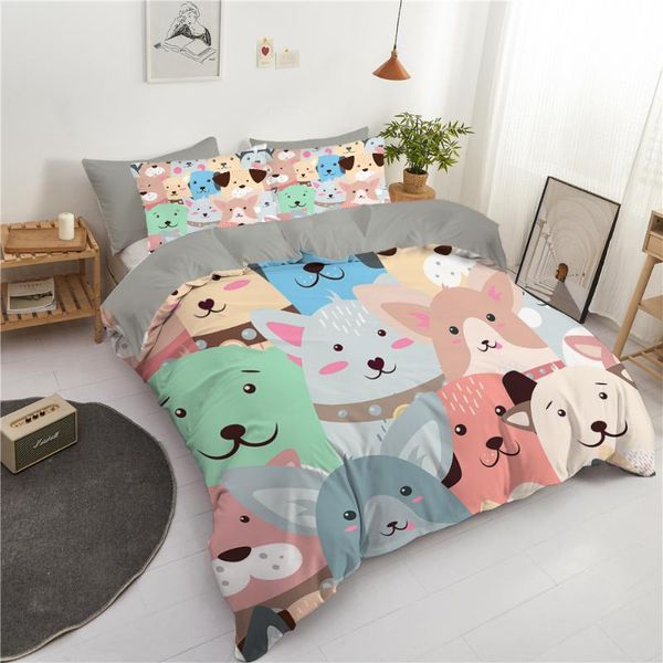 bedding sets cartoon cute animal printed set 2/3pcs luxury twin king size bedclothes for home textiles duvet cover children
bedding sets cartoon cute animal printed set 2/3pcs luxury twin king size bedclothes for home textiles duvet cover children