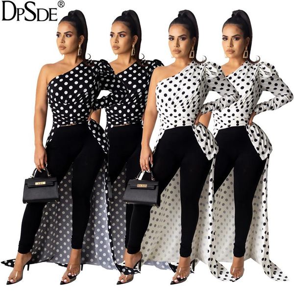 women's jackets dpsde autumn dot black women coat one full sleeve strapless irregular 2021 streetwear skinny longer outwear, Black;brown
women's jackets dpsde autumn dot black women coat one full sleeve strapless irregular 2021 streetwear skinny longer outwear, Black;brown