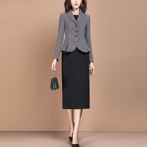 woman of two pieces together spring fall trellis long coat short and black thin 2 piece dress party clothes wf290 ady5, Black;gray
woman of two pieces together spring fall trellis long coat short and black thin 2 piece dress party clothes wf290 ady5, Black;gray